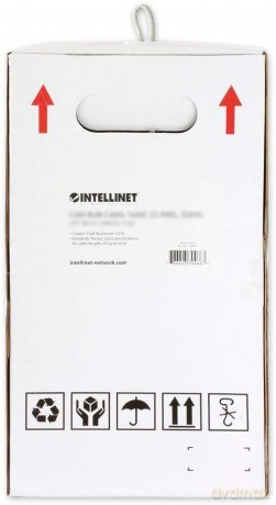 Kabel instalacyjny skrętka UTP Cat5e 4x2 linka CCA 305m szary