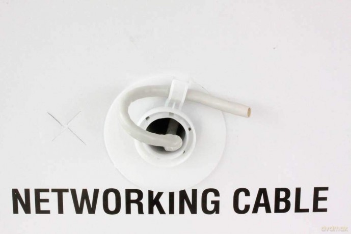 Kabel instalacyjny skrętka UTP Cat6 4x2 drut CCA 305m niebieski