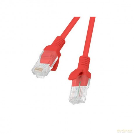 Kabel PATCHCORD KAT.5E 30M CZERWONY FLUKE PASSED