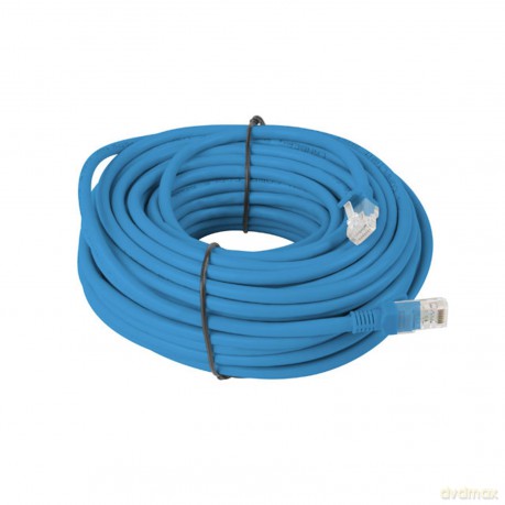 Kabel PATCHCORD KAT.5E FTP 30M NIEBIESKI FLUKE PASSED