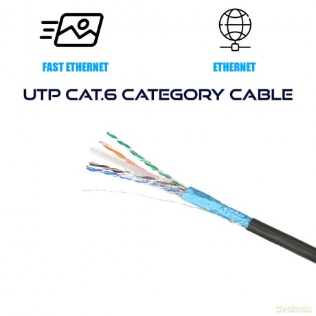 Kabel sieciowy CAT6 FTP zewnętrzny 305m