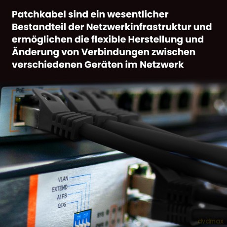 Kabel sieciowy LAN Patchcord CAT.5E FTP 10m foliowana skręcana para, miedziany