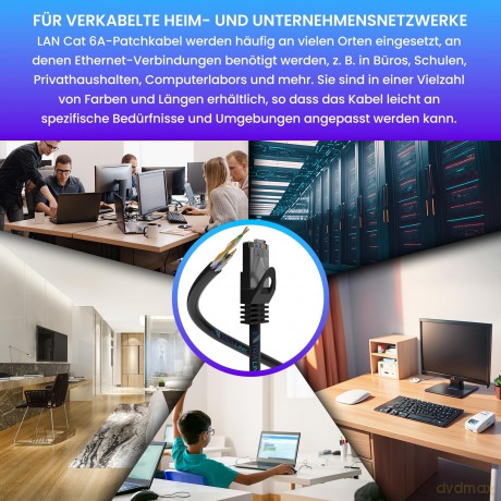 Kabel sieciowy LAN Patchcord CAT.5E FTP 2m, foliowana skręcona para, miedziany