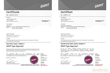 Kabel teleinformatyczny instalacyjny DIGITUS kat.7, S/FTP, Dca, drut, AWG 23/1, LSOH, 100m, pomarańczowy