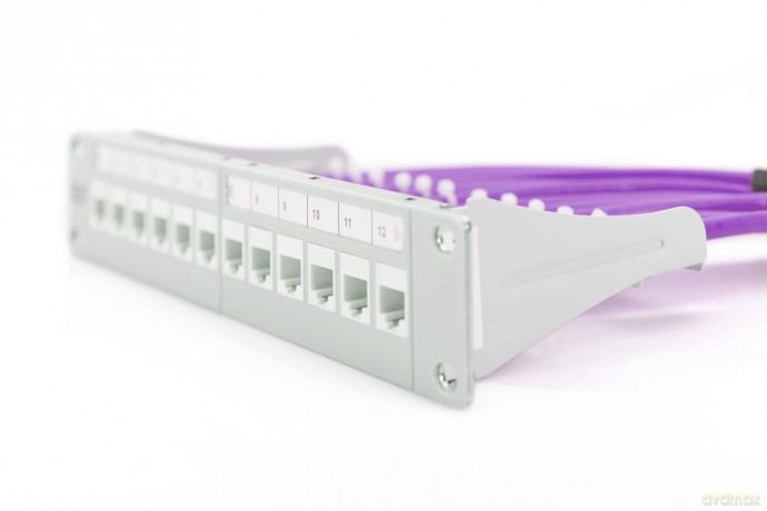 Kabel teleinformatyczny instalacyjny kat.6, U/UTP, Dca, drut, AWG 23/1, LSOH, 305m, fioletowy, karton