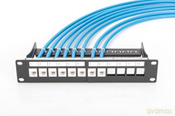 Kabel teleinformatyczny instalacyjny kat.6A, U/UTP, Dca, AWG 23/1, LSOH, 500m niebieski, szpula