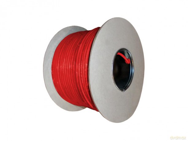 Kabel U/UTP typu linka kat.5E PVC Czerwony 100m