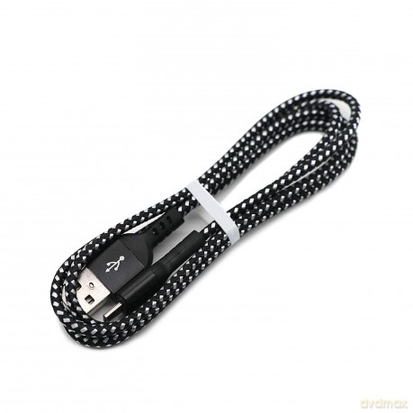 Kabel USB C fast charge 2.4A MCE482 Czarny