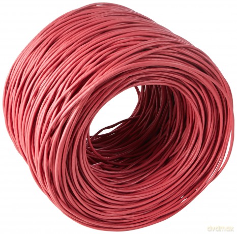 Kabel UTP Kat.5E CU 305 m drut FLUKE LCU5-12CU-0305-R czerwony