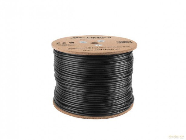 Kabel UTP Kat.5E CU 305 m drut outdoor
