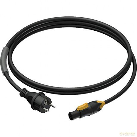 Kabel zasilający Schuko męskie - Powercon True1 Żeńskie 3x1,5 3m - PRP433/3