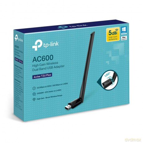 Karta sieciowa Archer T2U Plus USB WiFi AC600