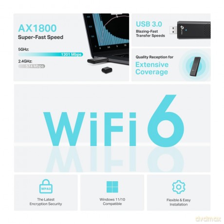 Karta sieciowa Archer TX20U USB Adapter AX1800