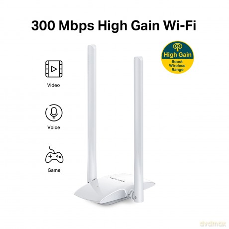 Karta sieciowa Mercusys MW300UH WiFi N300 USB