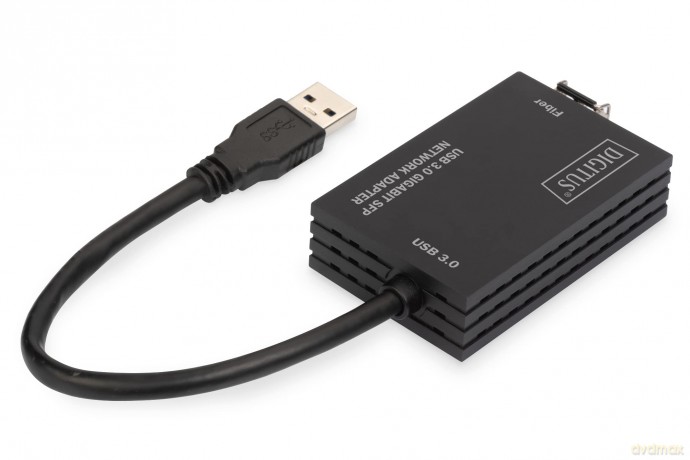 Karta sieciowa przewodowa USB 3.0 A do RJ45 Gigabit SFP Ethernet 1 Gbps Fiber Chipset RTL8153