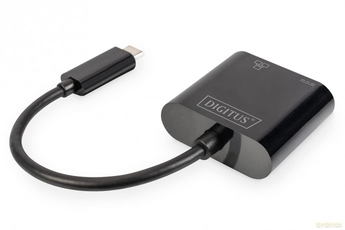 Karta sieciowa przewodowa USB 3.0 Typ C do RJ45 Gigabit Ethernet oraz 1xUSB Typ C z PD 2.0