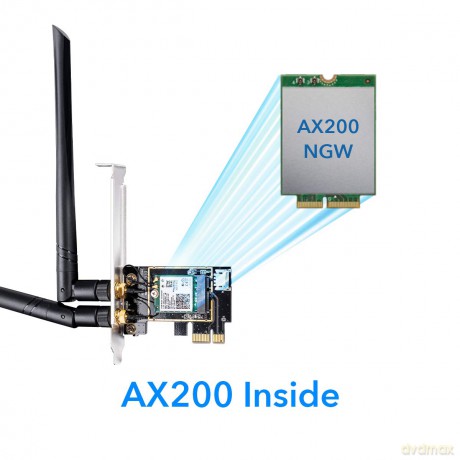 Karta sieciowa WE3000 WiFi AX5400 PCI-E