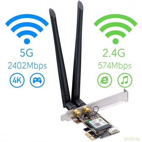 Karta sieciowa WE3000 WiFi AX5400 PCI-E
