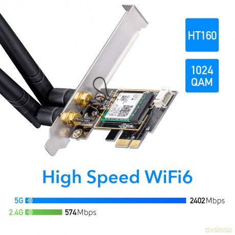 Karta sieciowa WE3000 WiFi AX5400 PCI-E