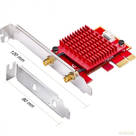 Karta sieciowa WE3000S WiFi AX5400 PCI-E