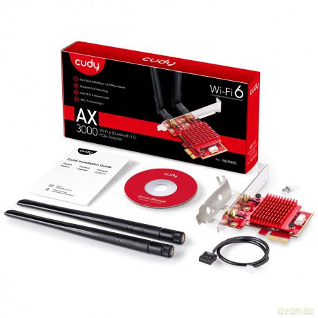 Karta sieciowa WE3000S WiFi AX5400 PCI-E