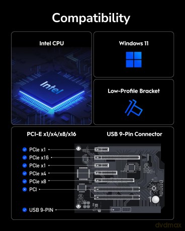 Karta sieciowa WE9300S PCI-E WiFi 7 BE9300