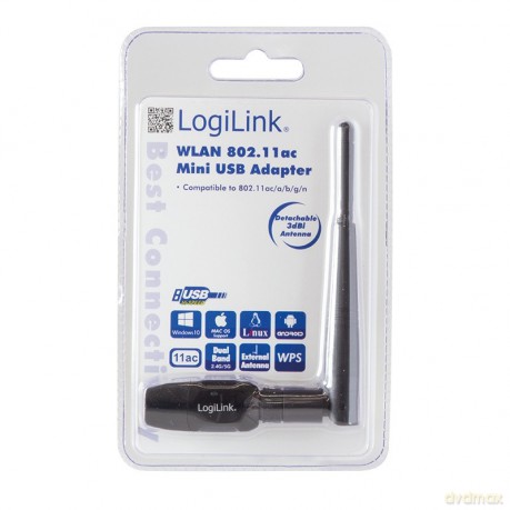 Karta WLAN 802.11ac USB2.0, z anteną