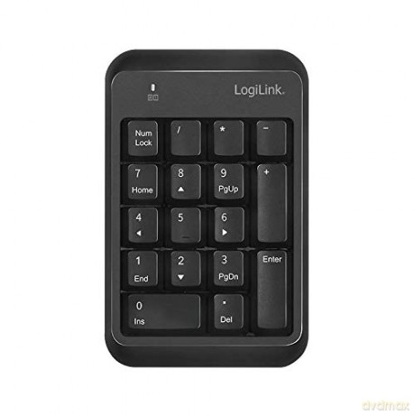 Klawiatra numeryczna Bluetooth v5.1 czarna