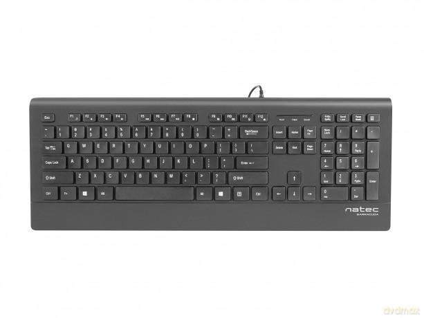Klawiatura BARRACUDA Slim Czarna USB