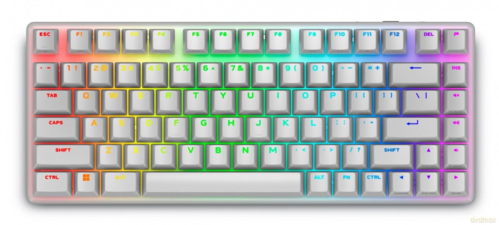 Klawiatura bezprzewodowa Alienware Pro US QWERTY Lunar Light
