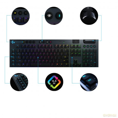 Klawiatura bezprzewodowa G915 RGB Mechanical Tactile 920-008910