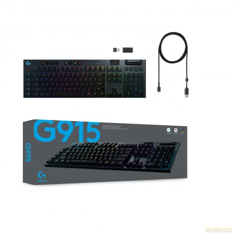 Klawiatura bezprzewodowa G915 RGB Mechanical Tactile 920-008910