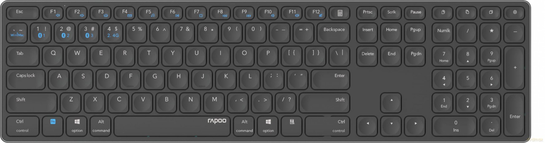 Klawiatura bezprzewodowa Multimode E9800M Blade