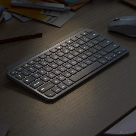 Klawiatura bezprzewodowa MX Keys Mini 920-010499 jasnoszara