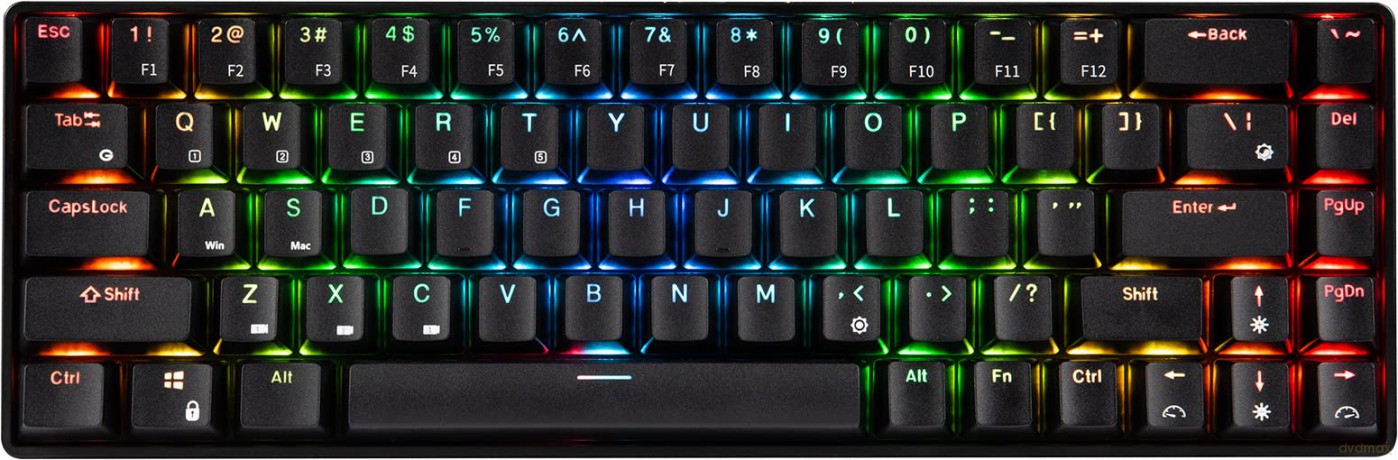 Klawiatura bezprzewodowa VOLCANO LANPARTY RGB BT