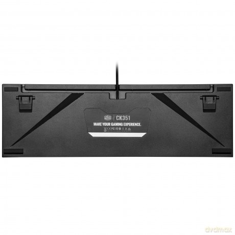 Klawiatura CK351 podświetlenie RGB Optical switch Red