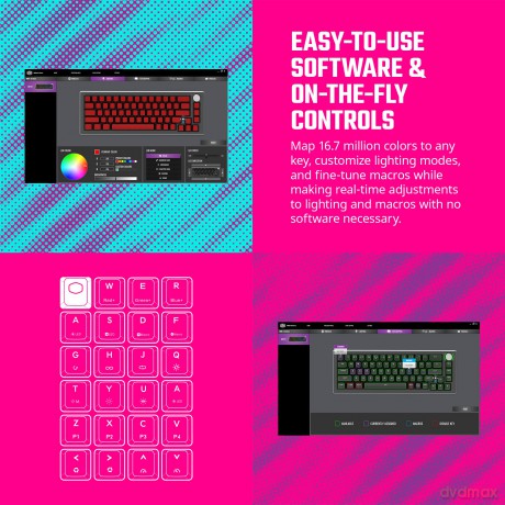Klawiatura CK721 podświetlenie RGB TTC RED