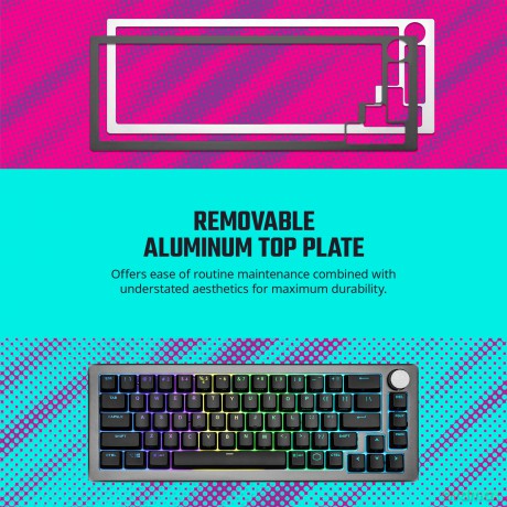 Klawiatura CK721 podświetlenie RGB TTC RED