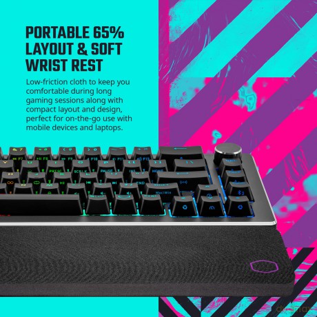 Klawiatura CK721 podświetlenie RGB TTC RED