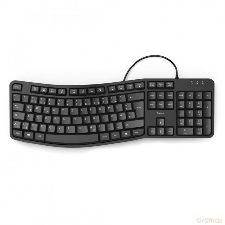 Klawiatura EKC-400 przewodowa Ergonomiczna