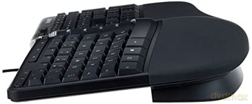Klawiatura Ergonomic Desktop RJU-00013 czarna
