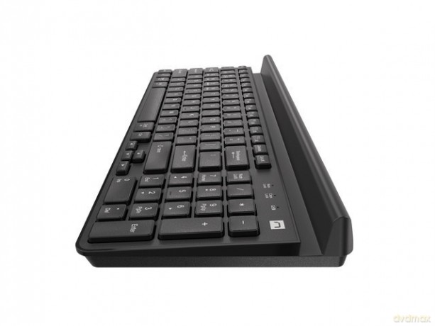 Klawiatura Felimare US bluetooth + 2.4GHz Slim, uchwyt na telefon/tablet czarna