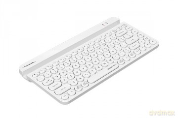 Klawiatura FStyler FBK30 biały 2.4GHz + BT (silent)