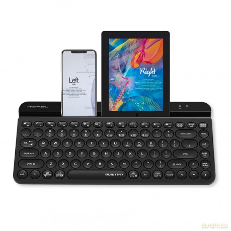 Klawiatura FStyler FBK30 czarna 2.4GHz + BT (silent)