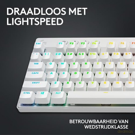 Klawiatura G Pro X TKL Lightspeed US biała