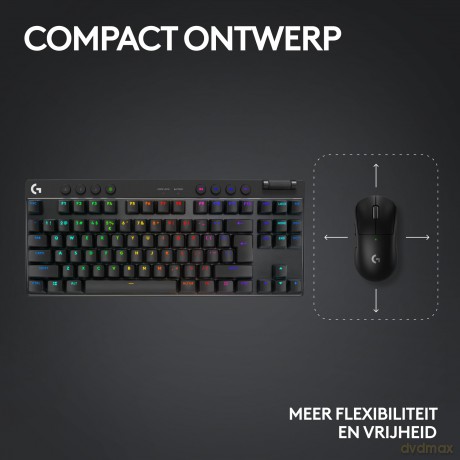 Klawiatura G Pro X TKL Lightspeed US czarna