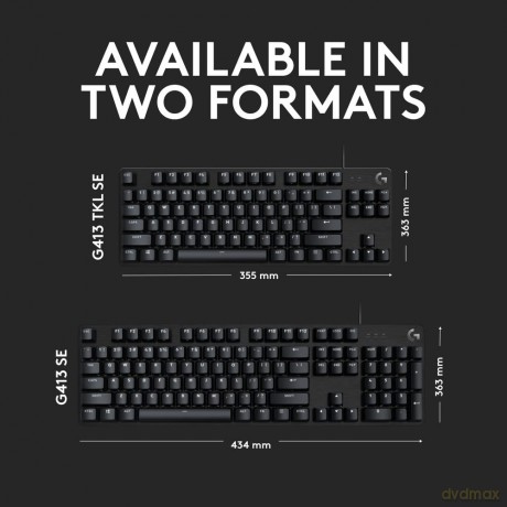 Klawiatura G413 TKL SE czarna 920-010446
