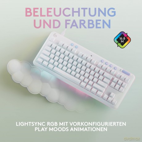 Klawiatura G713 Gaming Keyboard Linear US biała