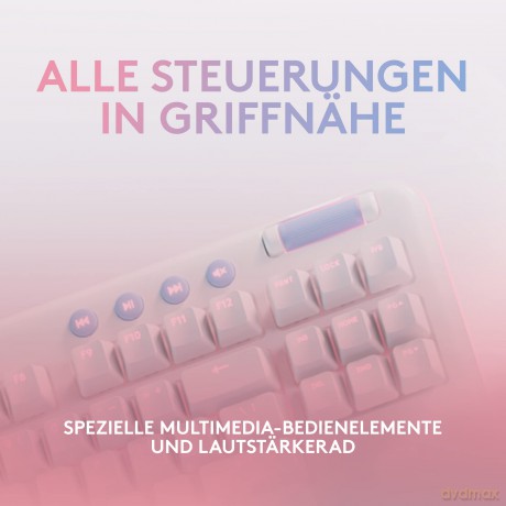 Klawiatura G713 Gaming Keyboard Linear US biała