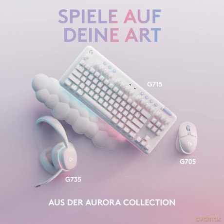 Klawiatura G713 Gaming Keyboard Linear US biała